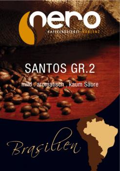 Kaffeerösterei Nero Brasilien | Santos Gr. 2