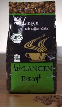 Langen Kaffee fairLANGEN Entcoff BIO fair gehandelt