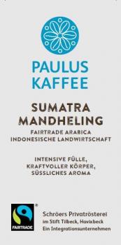 Schröers Privatrösterei Paulus-Kaffee - SUMATRA Mandheling